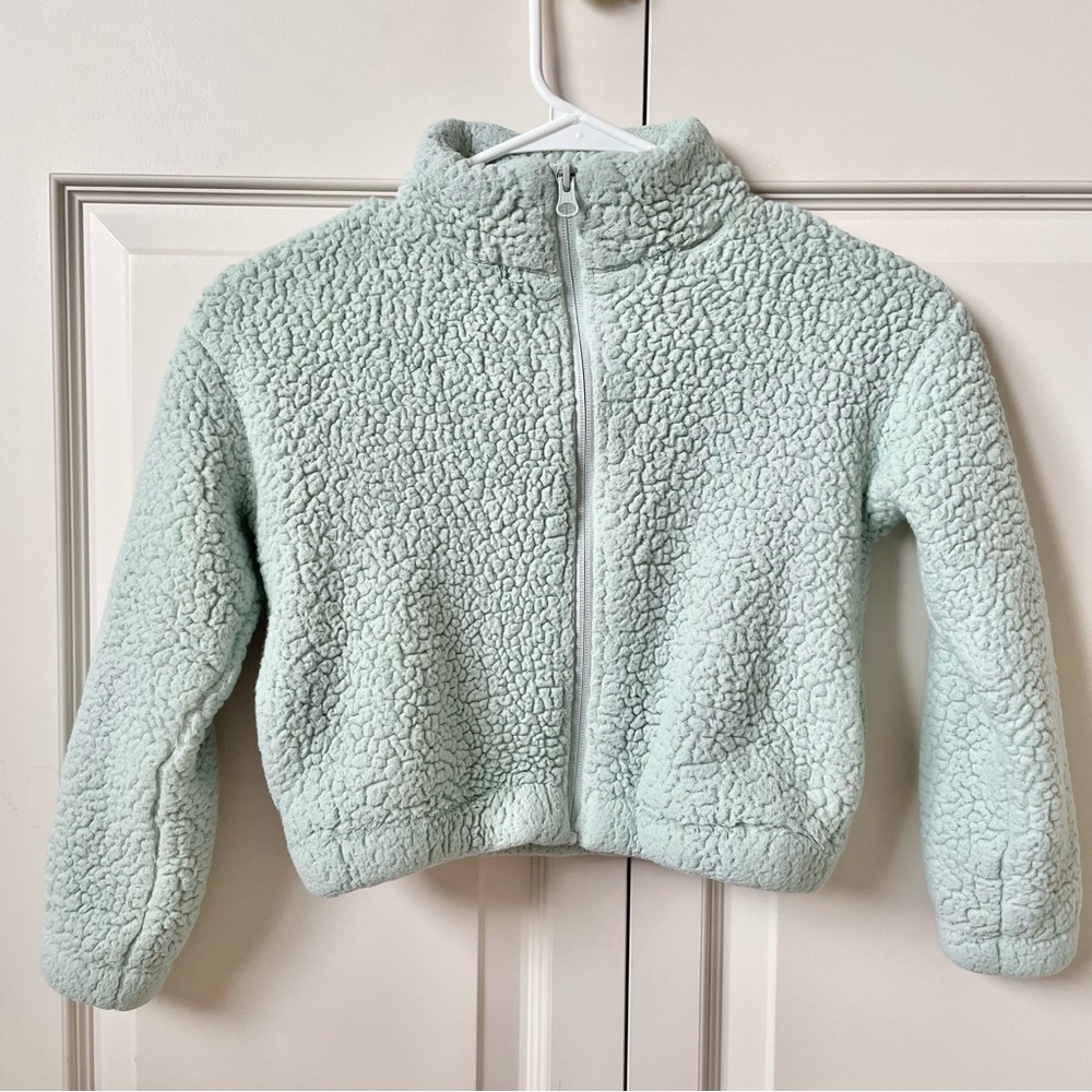 Z by Zella Mint Green Sherpa Jacket